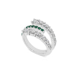 Twist Emerald Ring