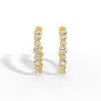 Élan Graduated Diamond Hoops
