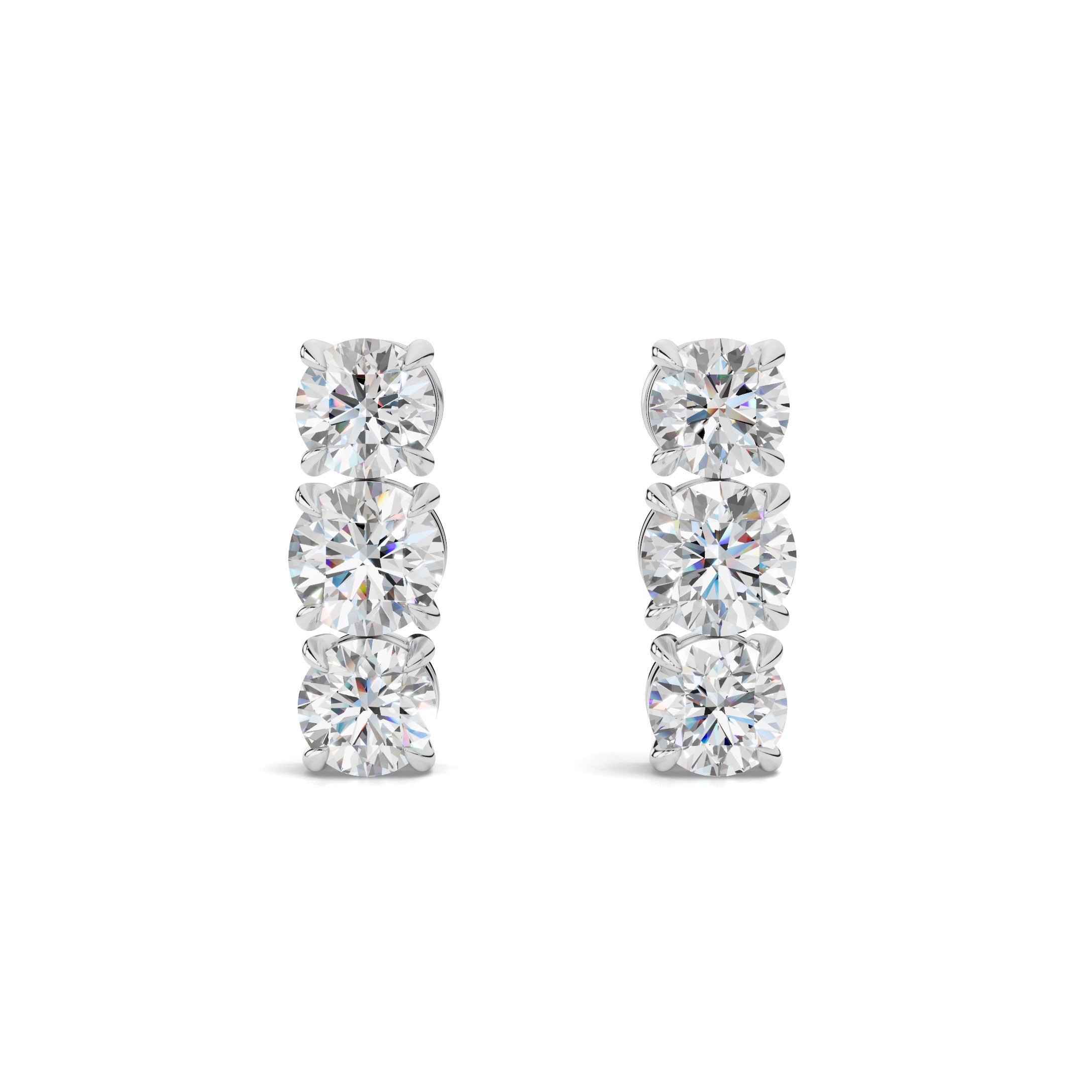 Trio Diamond Earrings - View 1 Main image