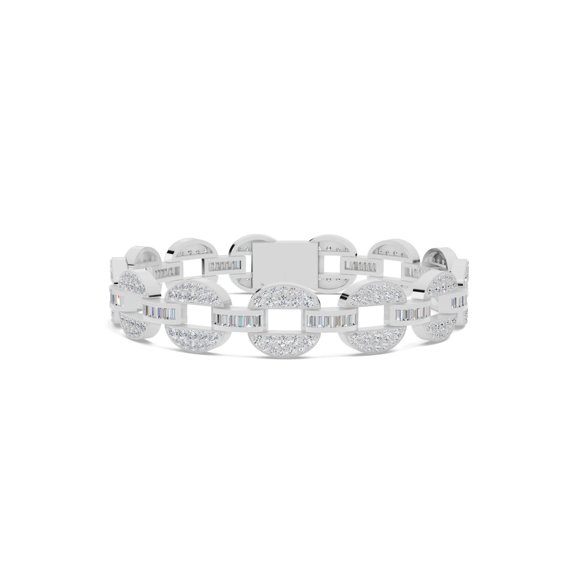 Diamond Link Tennis Bracelet