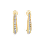 Myra Diamond Hoops