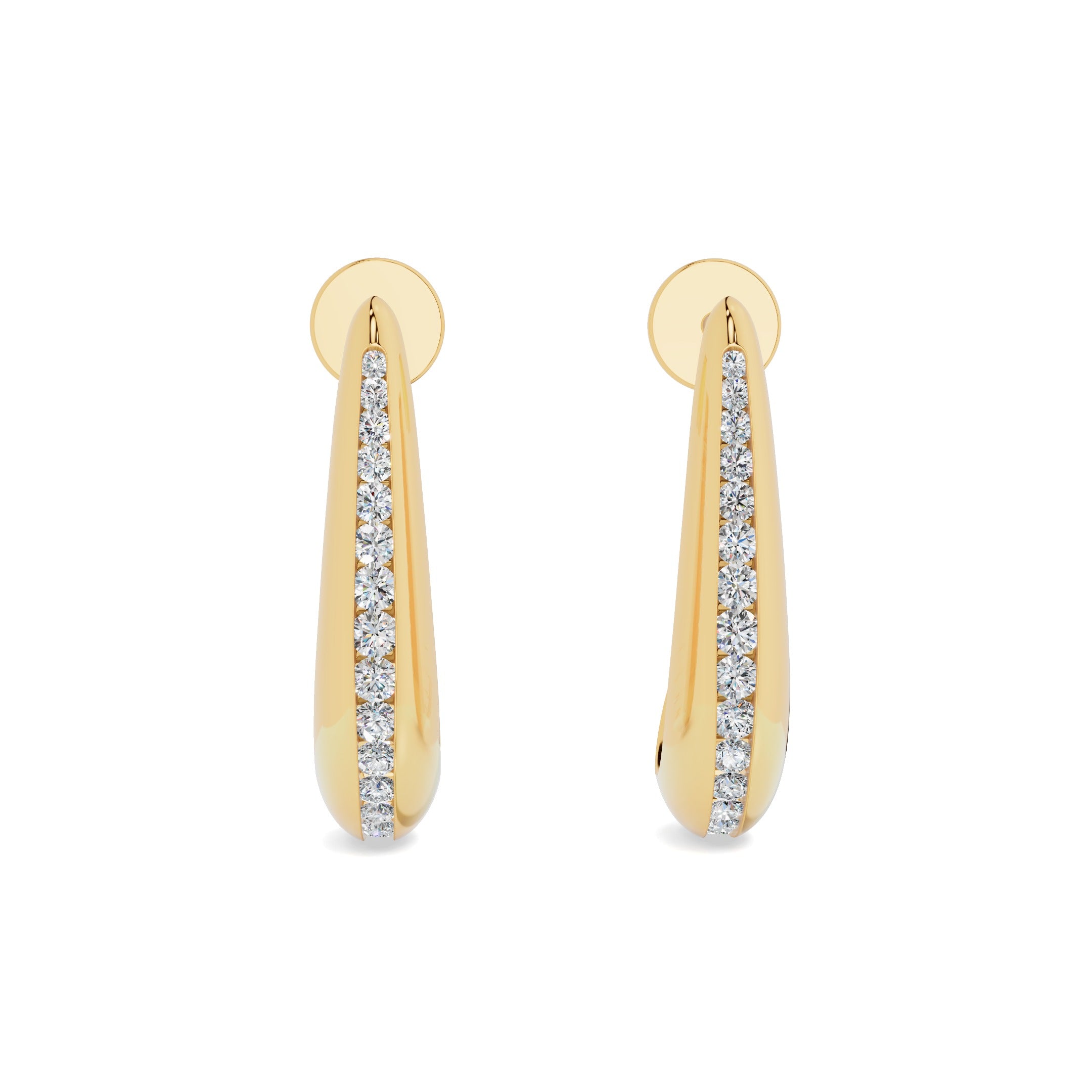 Myra Diamond Hoops