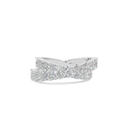Crisscross Diamond Ring
