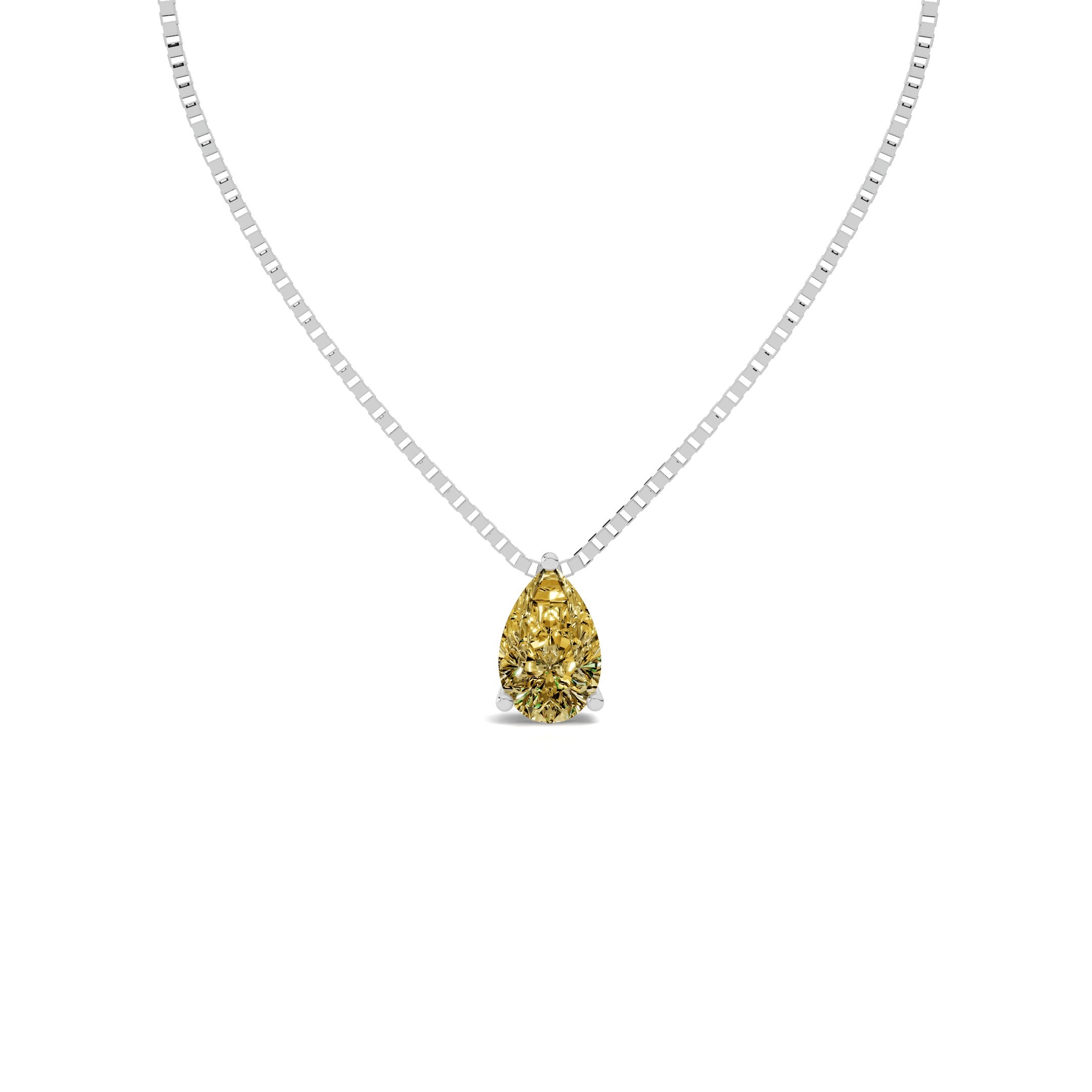 June Yellow Diamond Pendant