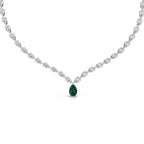 Emerald Tennis Necklace