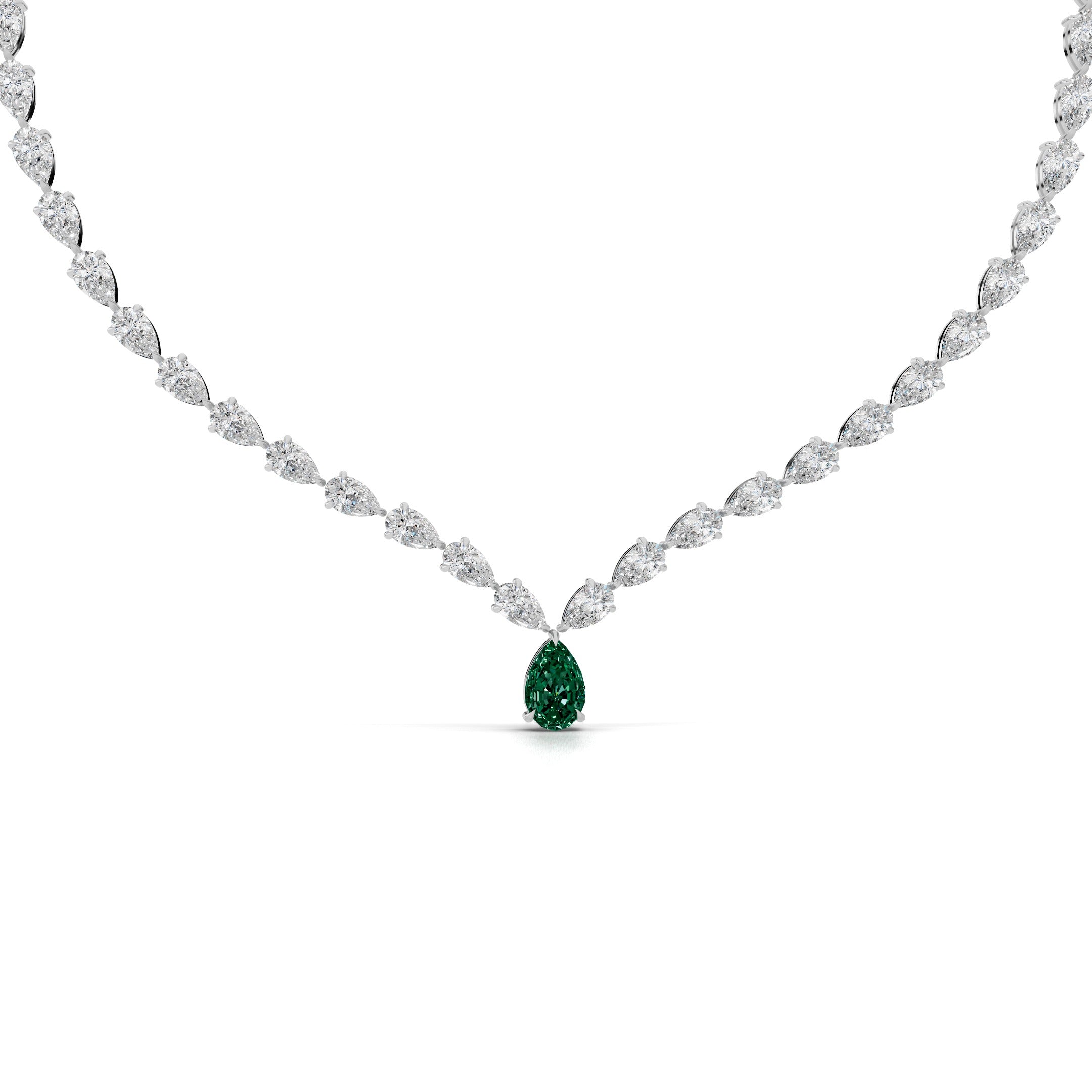 Emerald Tennis Necklace