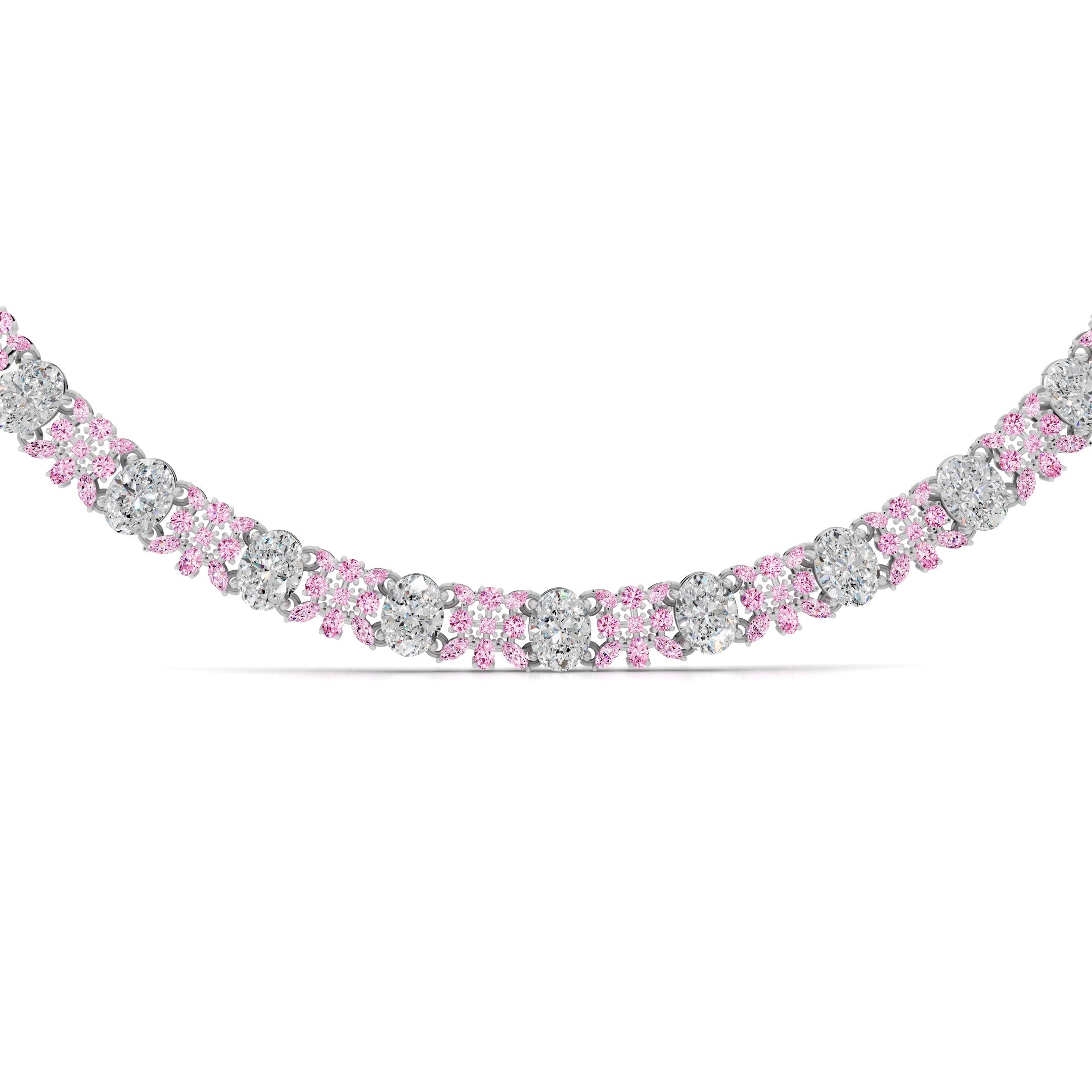 Lotus Diamond Necklace