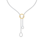 Pear Infinity Necklace