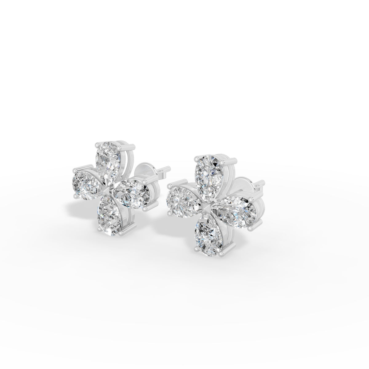 Daisy Diamond Earrings