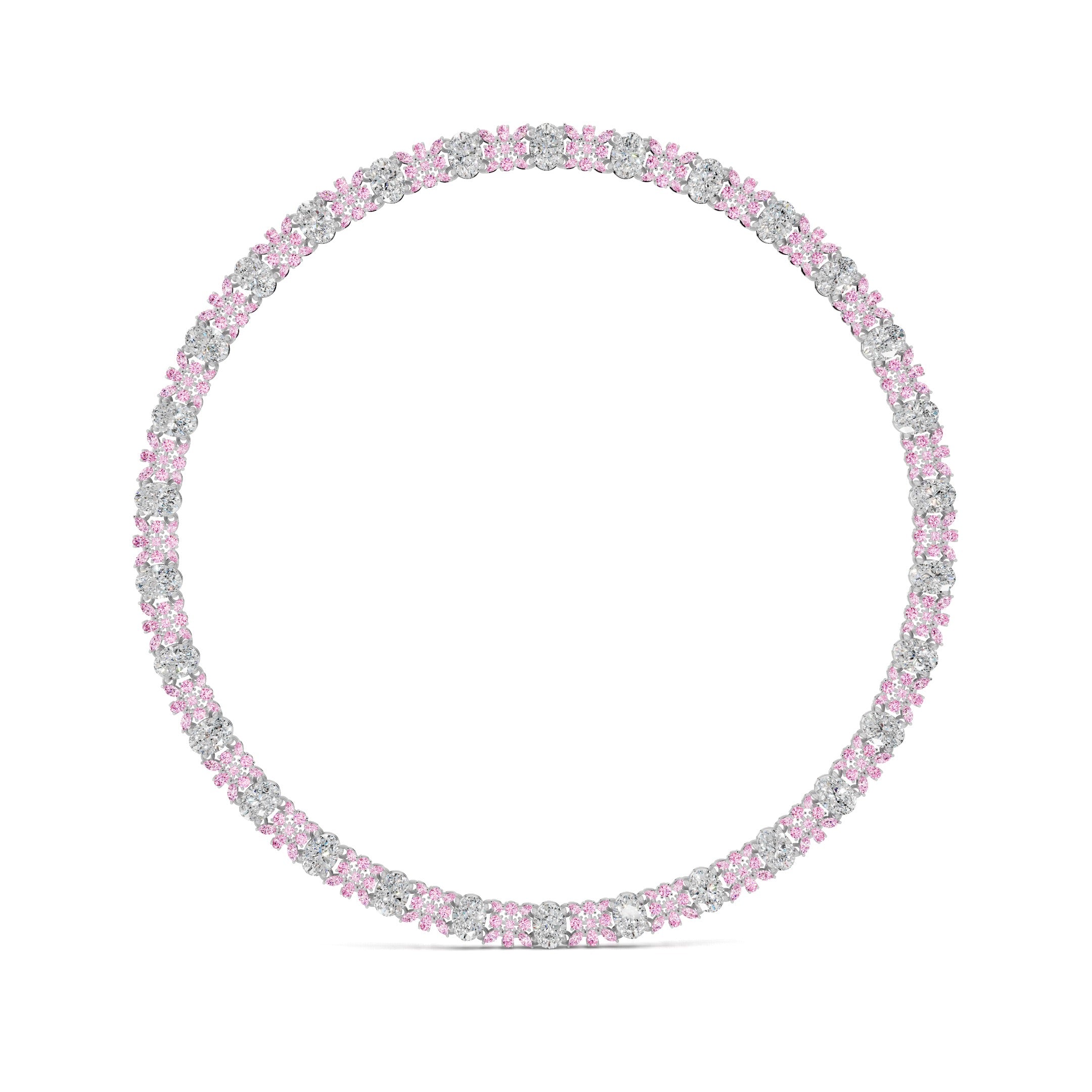 Lotus Diamond Necklace