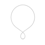 Pear Loop Diamond Necklace