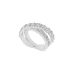 Crisscross Diamond Ring