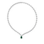 Emerald Tennis Necklace