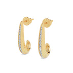 Myra Diamond Hoops