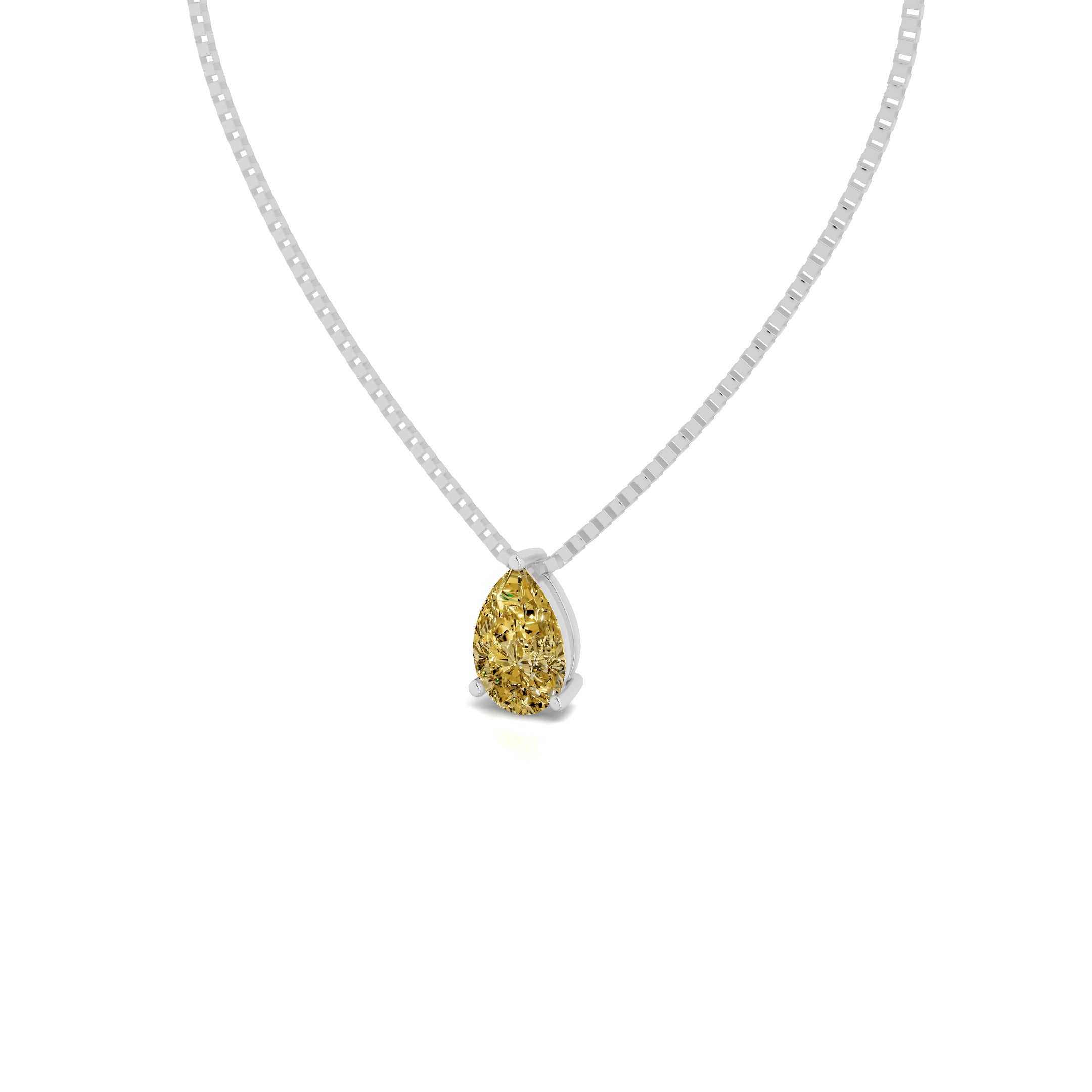 June Yellow Diamond Pendant