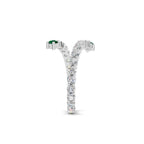 Ava Emerald Ring - View 3