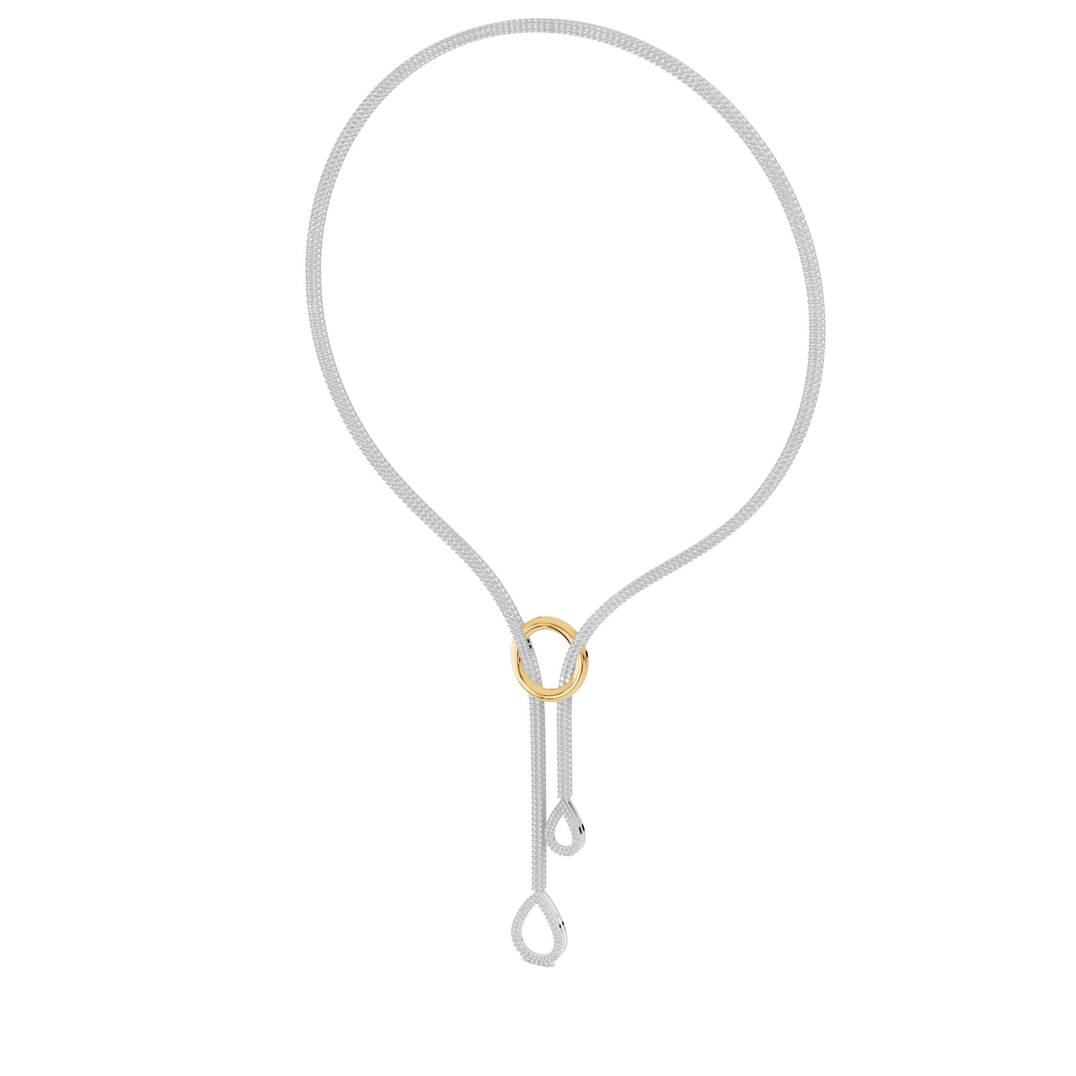 Pear Infinity Necklace