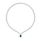 Emerald Tennis Necklace