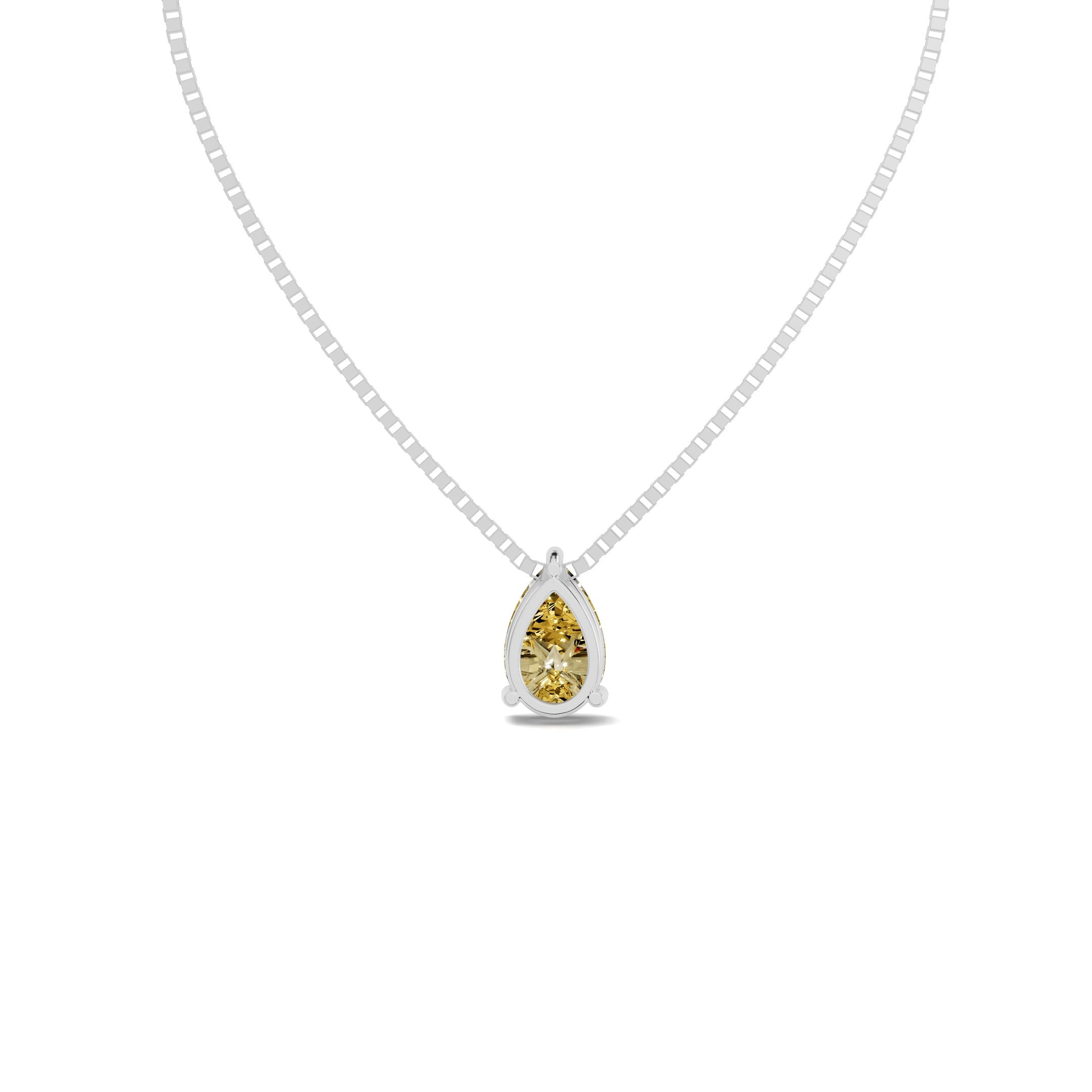June Yellow Diamond Pendant