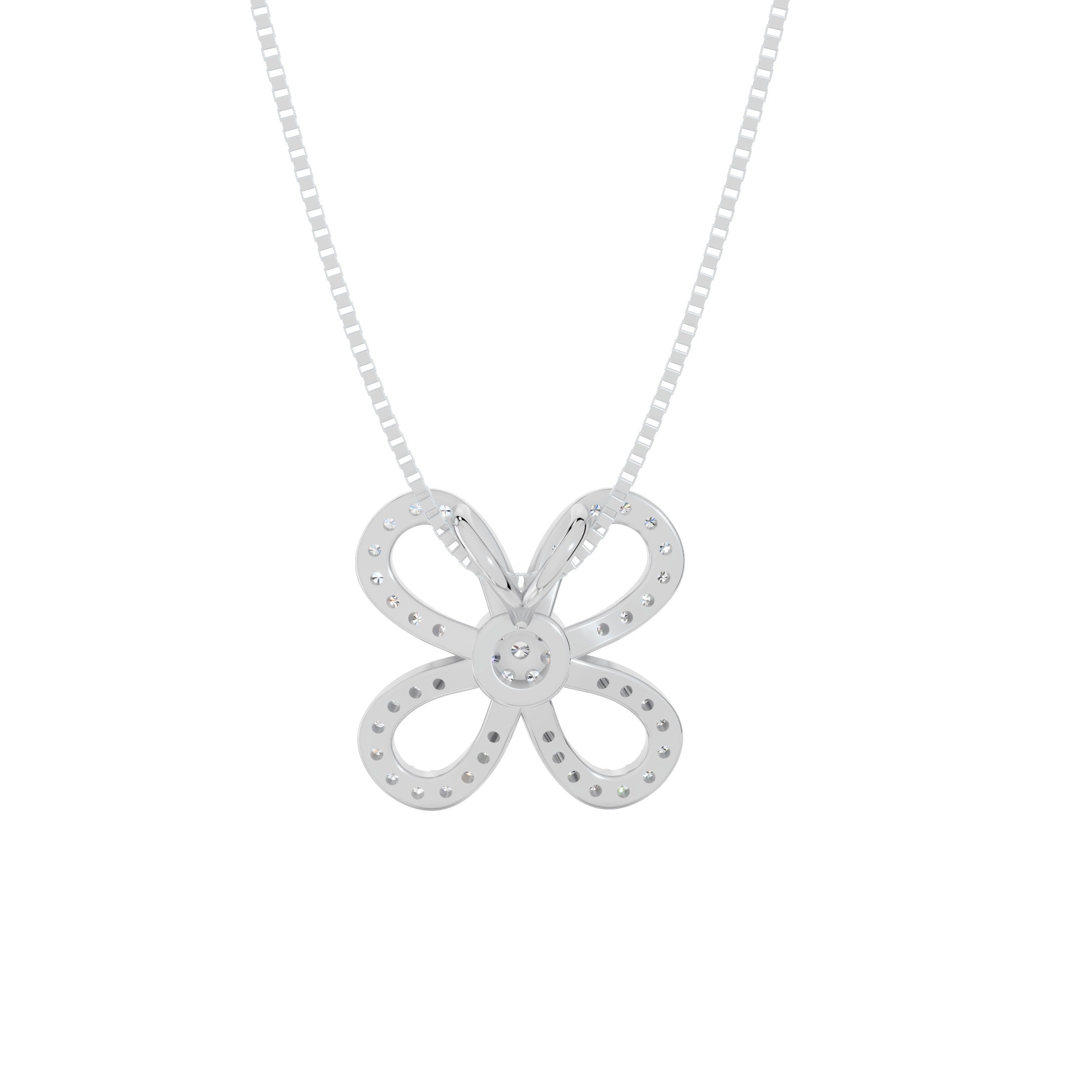 Roselie Diamond Pendant