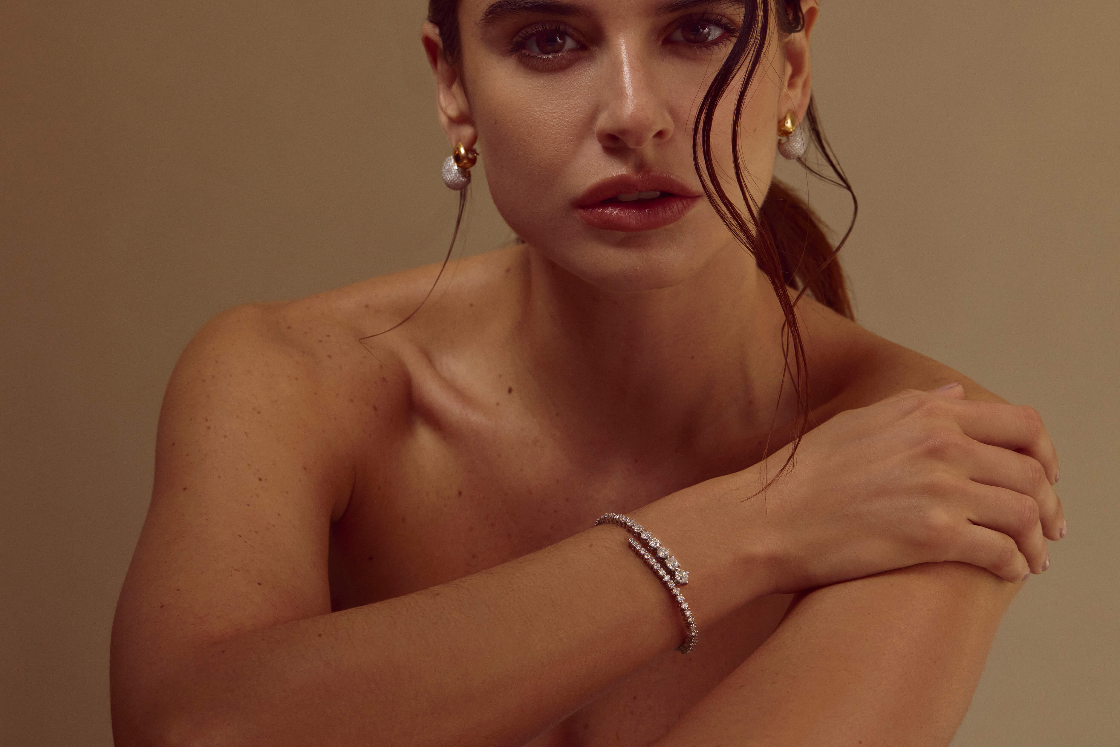 Diamond Swirl Bracelet