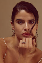 Swirl Diamond Ring