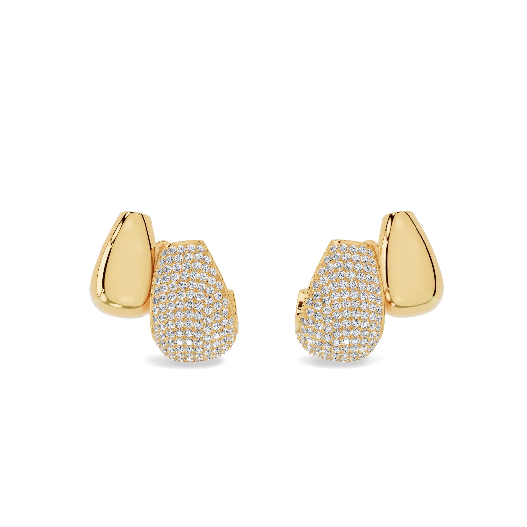 Ariana Diamond Hoops