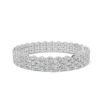 Pear Diamond Five-Row Tennis Bracelet