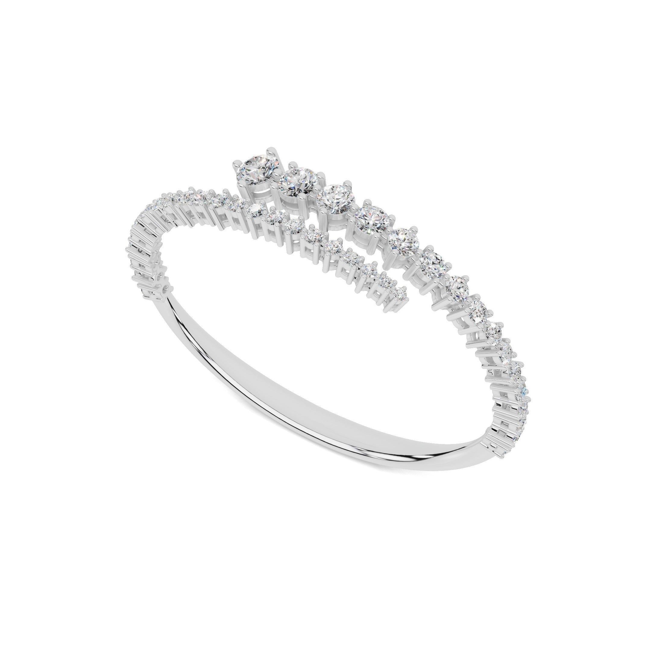 Diamond Swirl Bracelet Secondary image
