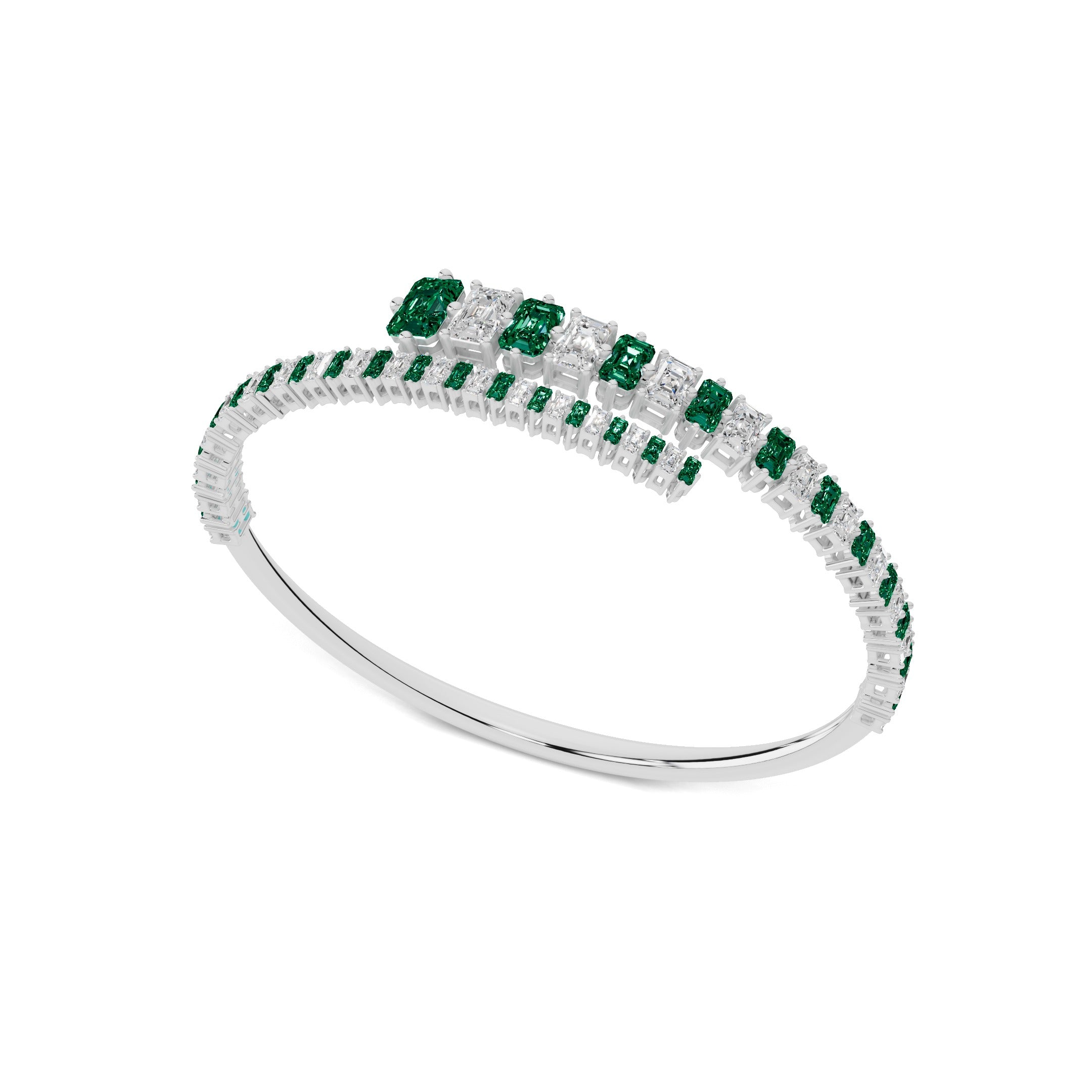 Emerald Swirl Bracelet
