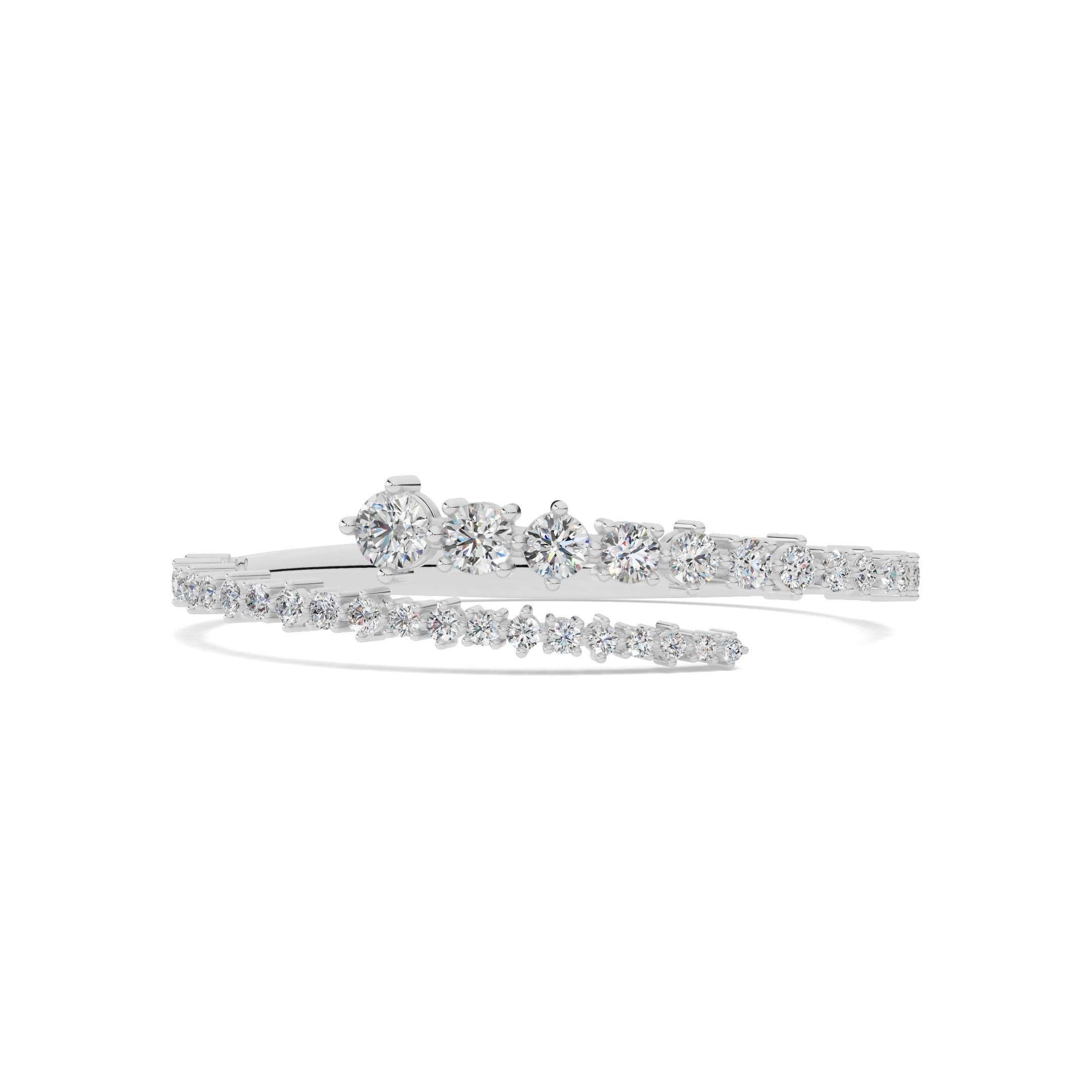 Diamond Swirl Bracelet