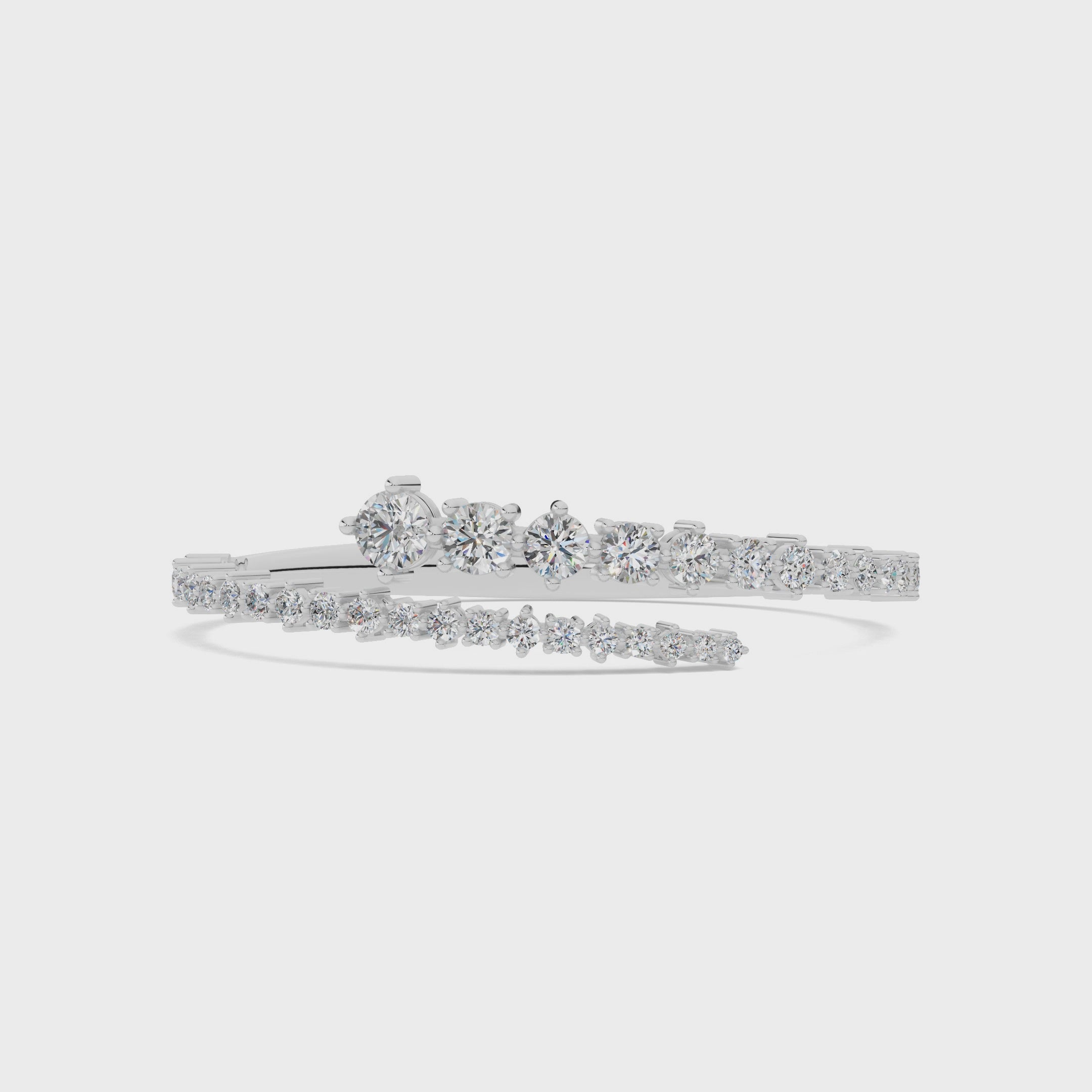 Diamond Swirl Bracelet