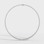 Victoria Graduated Diamond Tennis Necklace