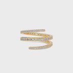 Sarah Swirl Diamond Ring