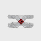 Ruby Cuff Bracelet