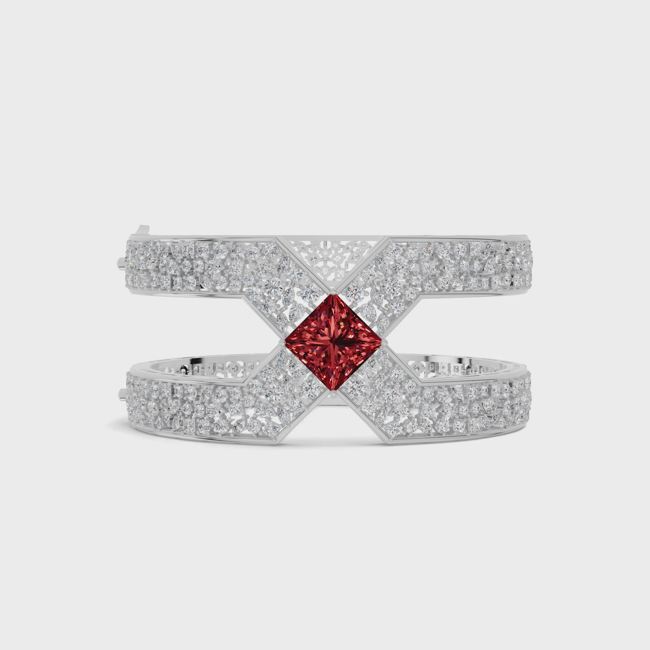 Ruby Cuff Bracelet