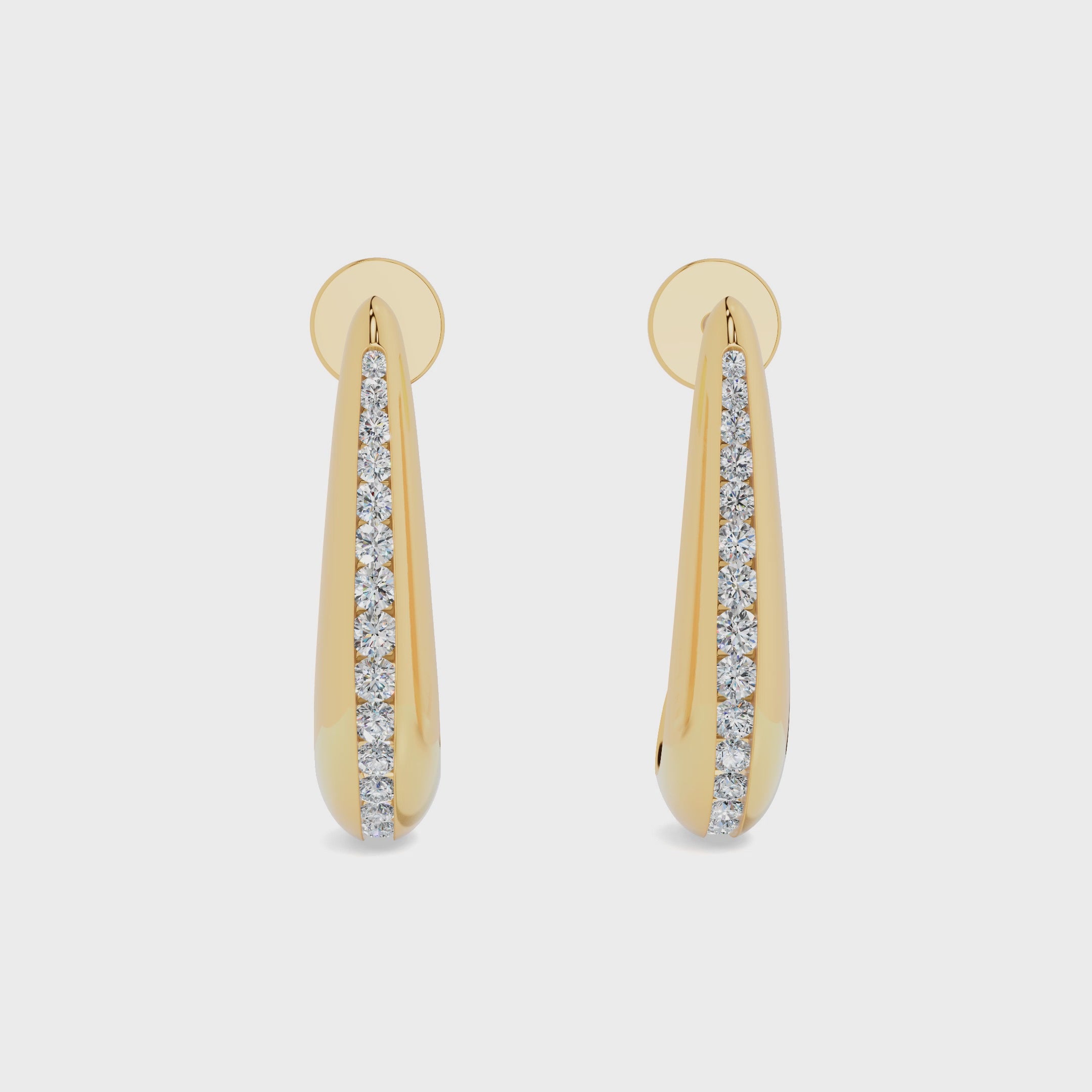 Myra Diamond Hoops
