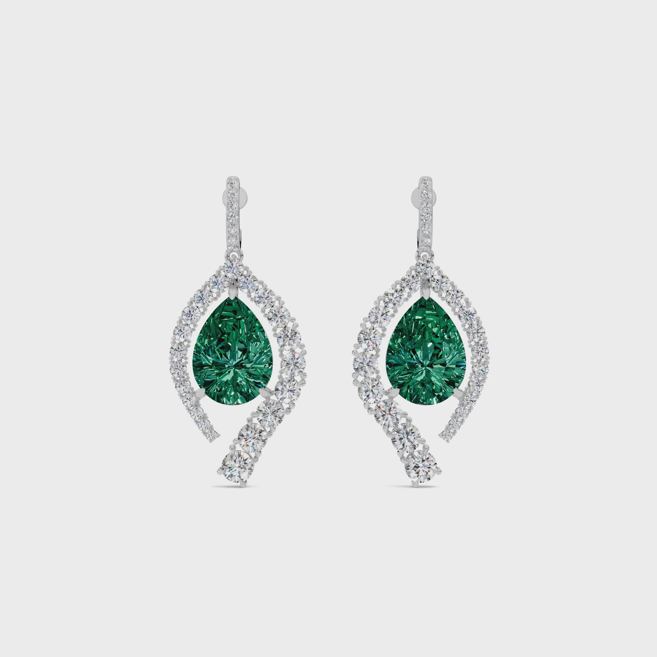 Emerald Earrings