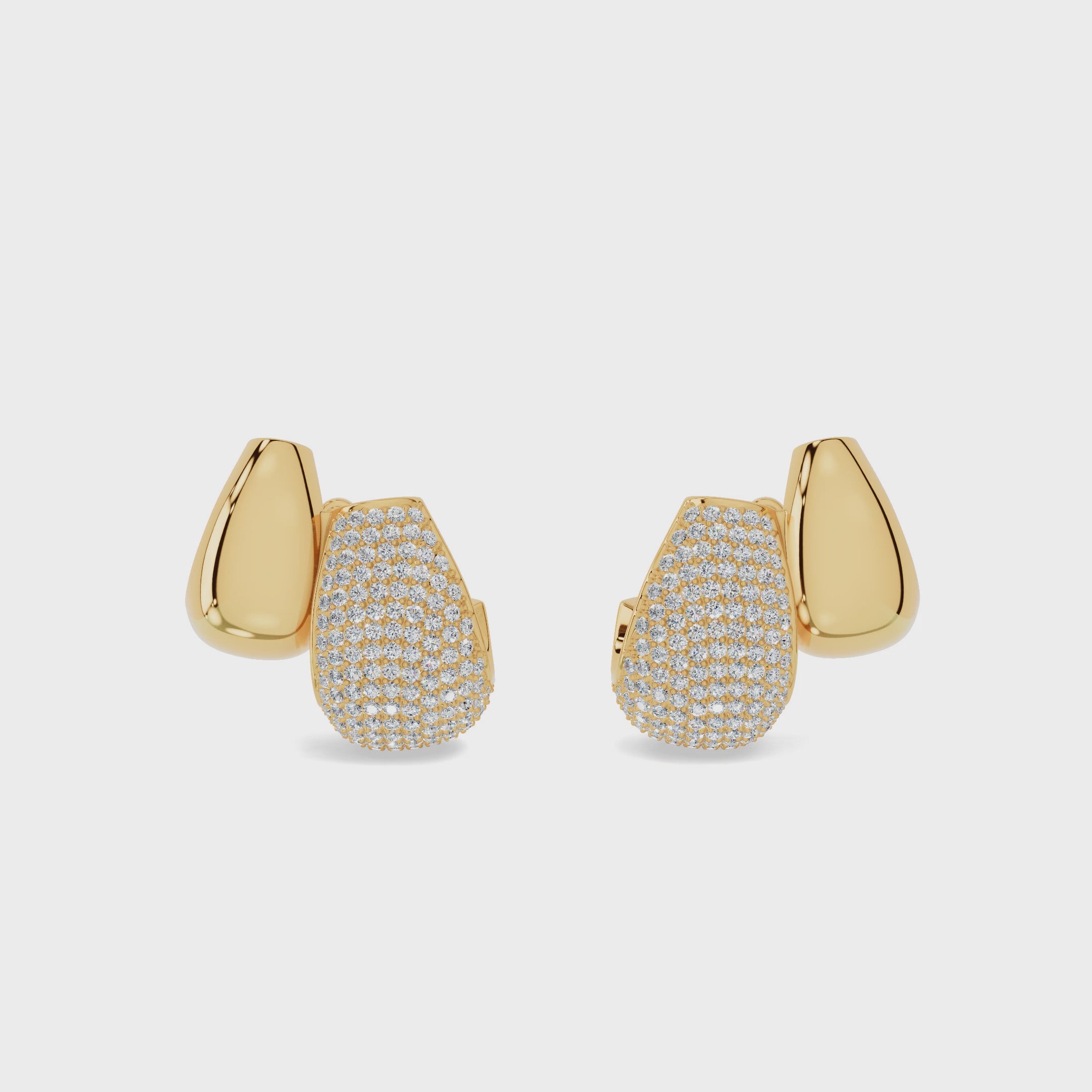 Ariana Diamond Hoops
