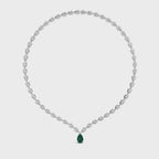 Emerald Tennis Necklace