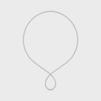 Pear Loop Diamond Necklace