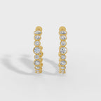 Élan Graduated Diamond Hoops