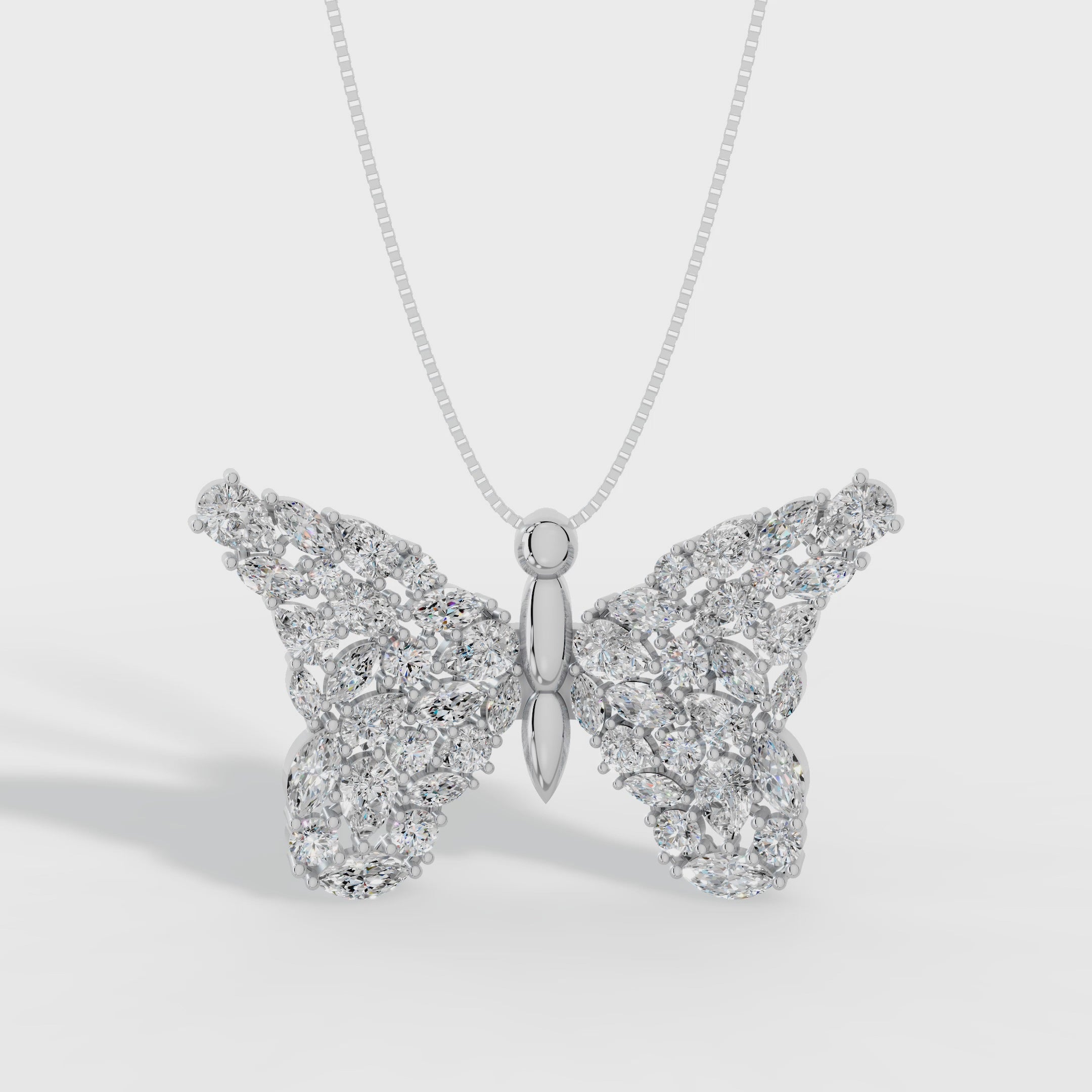 Butterfly Diamond Pendant