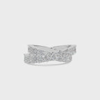 Crisscross Diamond Ring