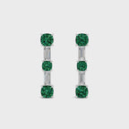 Emerald Drop Earrings