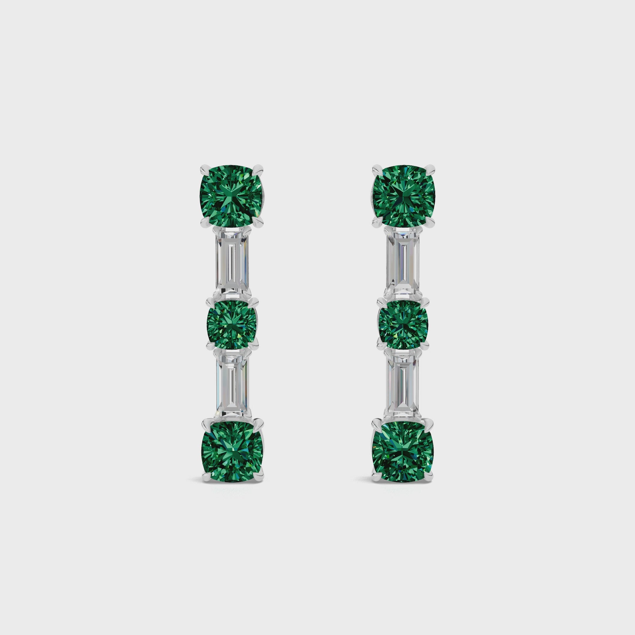 Emerald Drop Earrings