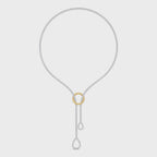 Pear Infinity Necklace