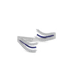 Sapphire Diamond Cuff Bracelet